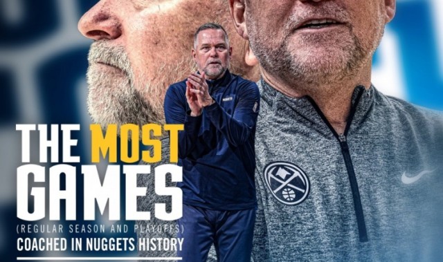 mk体育在线官网掘金官方：昨日马龙执教场数来到851场 升至队史第一