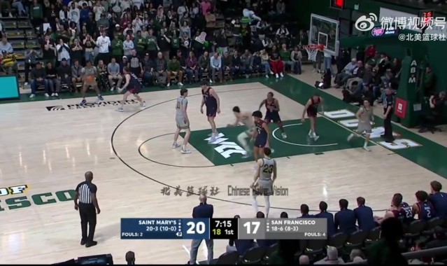 mk体育在线官网险胜赛区第一！王俊杰拿到6分4板 旧金山大学保留晋级疯三的希望