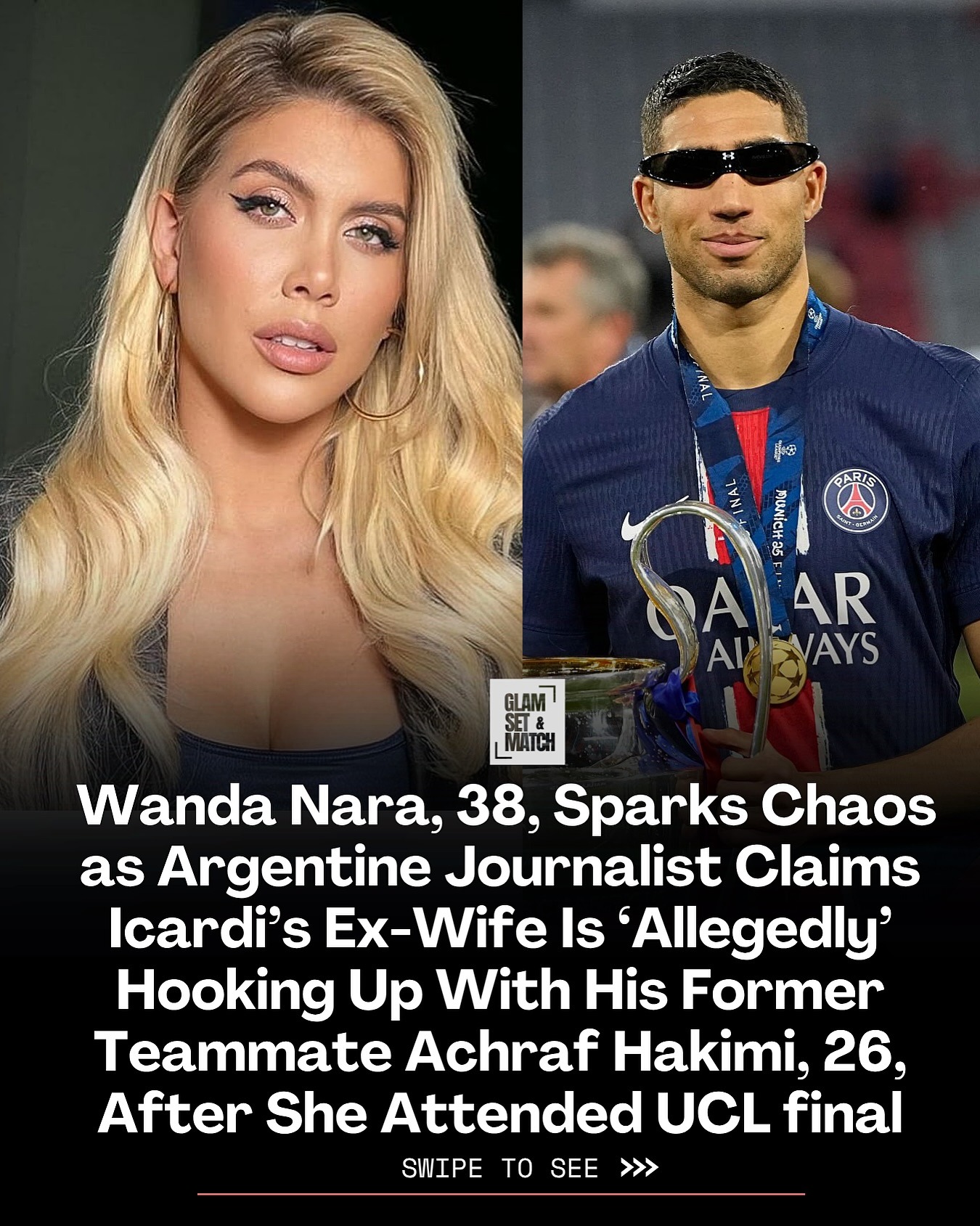 mk体育官方网站入口澄清与阿什拉夫绯闻👀旺达：目前单身，不会和有伴侣的人在一起